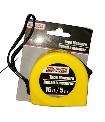 #ad Tool Bench Tape Measure 16 ft. 5 m Multi purpose Feet amp; Inches Measuring Tape $15.00