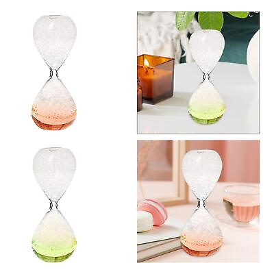 #ad Novelty Bubble Singing Hourglass Liquid Motion Timer Bedroom Bubble Singing $12.11