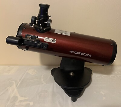 #ad ORION SKYSCANNER 100mm Tabletop Reflector Telescope EZ Finder II $100.00