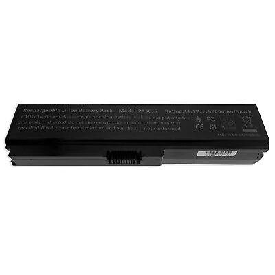 #ad New 12 Cell Battery for Toshiba Satellite A660 A660D A665 S6050 A665D A665 S6054 $35.59