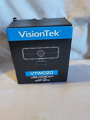 #ad VisionTek VTWC20 Webcam 30 fps USB 2.0 1920 x 1080 Video CMOS 901380 $17.21