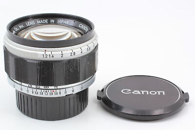 #ad CLA#x27;d Exc5 Canon L 50mm f 1.2 Prime MF Lens For LTM L39 M39 Screw From JAPAN $479.99