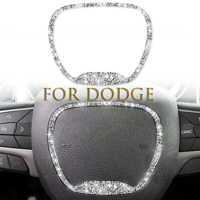 #ad Diamond ABS Car Steering Wheel Frame Cover Trim For Dodge Charger Challenger $25.50