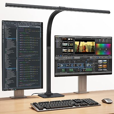 #ad Desk Lamp 24W Brightest LED Desk Lamp For Home Office 31.5quot; Wide Dimmable A... $98.04