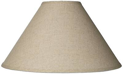 #ad #ad Lamp Shade Fine Burlap Large Empire 6quot; Top x 19quot; Bottom x 10.5quot; High Spider $44.99