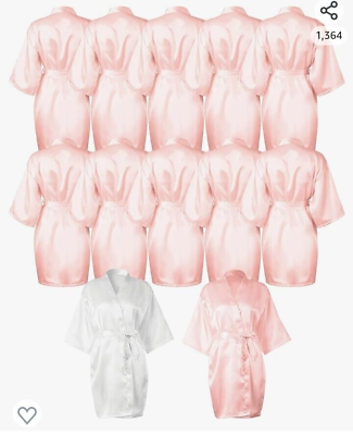 #ad Kimono Robes Silk 12 pieces Wedding party $35.00