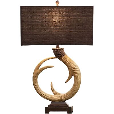 #ad Vintage Direct Antler Twirl Table Lamp $209.42