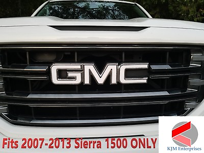 #ad Precut DECALS for 2007 2013 GMC Sierra 1500 Emblem Front amp; Rear Overlay Set $19.99