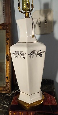 #ad #ad Antique Handpainted French Lamp Art Nouveau Style Victorian Style $69.30