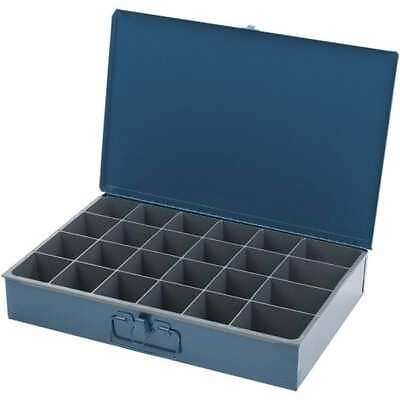 #ad Durham 102 04 CLASSC Steel Frame 24 Compartment Storage Box: 18”L x 12”W x 3”H $30.03