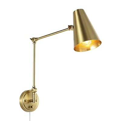#ad #ad Industrial 1 Light Swing Arm Wall Lamp Adjustable Head Metal LED Wall Sconce... $69.12