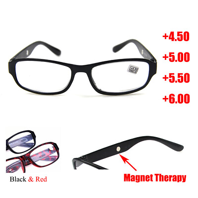 #ad Reading Glasses 4.5 5.0 5.5 6.0 Highly Strength Plastic Frame Quality Reader. $3.50