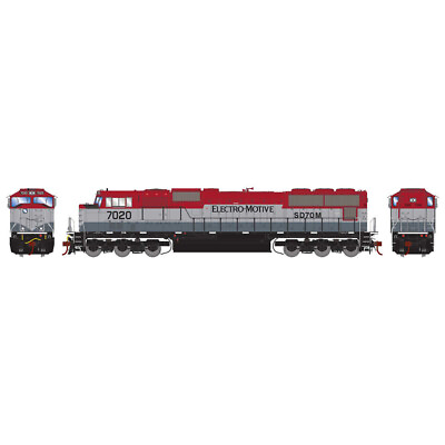 #ad Athearrn ATHG70558 SD70M EMDX Maroon Silver #7020 Locomotive HO Scale $199.99
