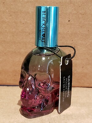 #ad New Hot Topic BLACKHEART BEAUTY HTF Retired Skull Rollerball Perfume Dawning EDP $14.99