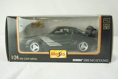 #ad Maisto Black Shinoda Boss Ford Mustang 1 24 Scale Die Cast Special Edition NEW $25.46