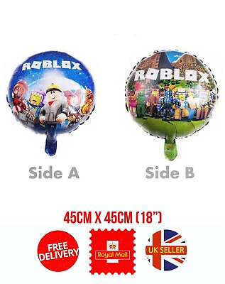 #ad Gaming Birthday Double Sided 18” Foil Balloon Children’s Gaming Party Decoration GBP 2.94