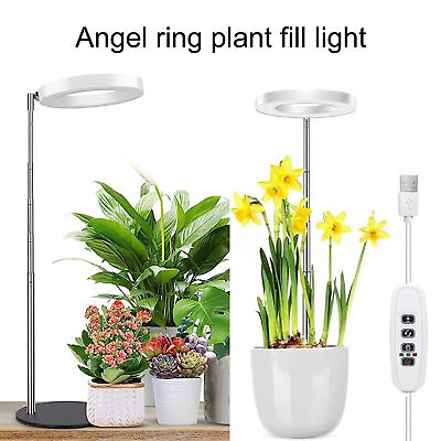 #ad Full Spectrum Lamp Grow Light with Automatic Timer Telescopic Desk Growth $13.40