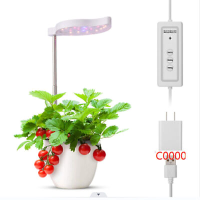 #ad LED Grow Light Potted Plant Growing Lamps Dimmable Indoor Desk Hydroponic Flower $9.99