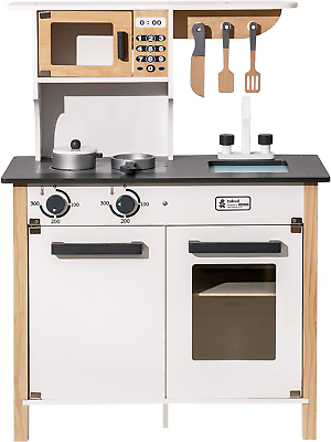 #ad Wooden Play Kitchen Kids Kitchen Playset with Realistic Design Toy Kitchen Gif $122.99