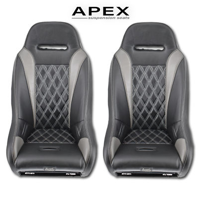 #ad Rear Polaris RZR Pro XP Seats Aces Racing Apex Grey $699.99