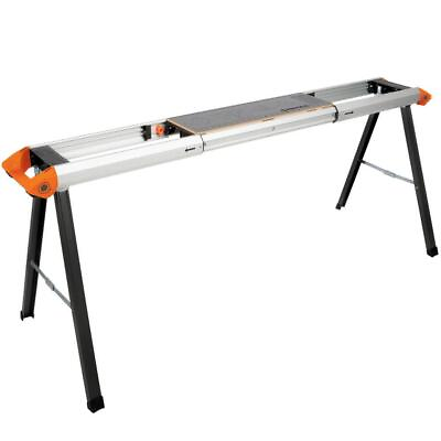 #ad PROTOCOL Sawhorse 70quot; X 29quot; Expandable Lightweight Aluminum 500 lbs. Capacity $142.39
