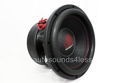 #ad Massive Audio HIPPO XL 122 4000 Watt 12quot; Dual 2 Ohm Car Audio Subwoofer New XL $449.99