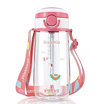 #ad Water Bottle for Active Children Over 2 Years with Soft Straw Convenient Hand... $22.05