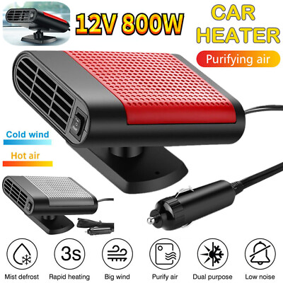 #ad 12V 800W Car Heater Portable Electric Heating Fan Defogger Defroster Demister US $22.55