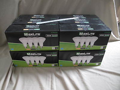 #ad 48 NEW Maxlite 8w LED Bulb 65 watt replace BR30 Warm White 2700K Dimmable $150.90