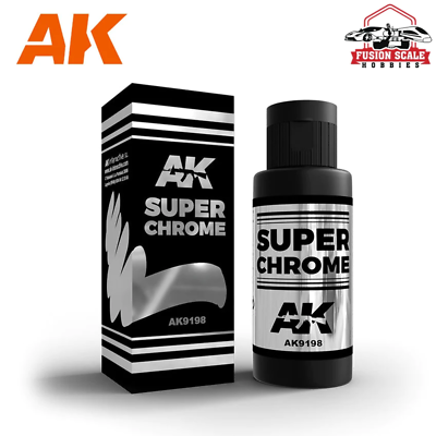 #ad AK Interactive Super Chrome 60ml Bottle AKI9198 $23.95