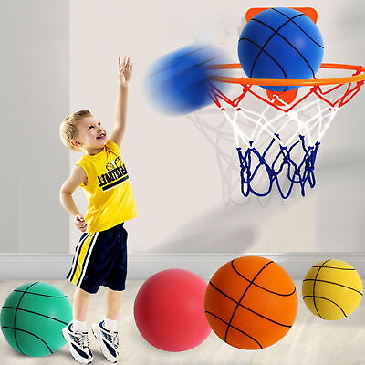 #ad The Handleshh Silent BasketballIndoor Quiet Training Ball Uncoated High Elastic $11.99
