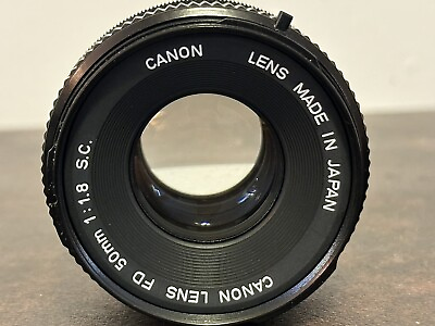 #ad Canon FD 50mm f 1.8 S.C. Lens for A1 AE 1 Program T90 F 1N AT 1 T 60 T70 T 50 $54.99