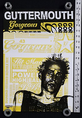 #ad Guttermouth Gorgeous RARE Original 1999 Nitro Records Promo Poster 13x19 OOP $24.99