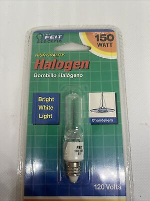 #ad FEIT Electric 150 Watt 120 Volt Light Bulbs MINI CANDELABRA BPQ150 CL MC $6.50