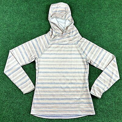 #ad Patagonia Sunshade Hoody Lightweight Pullover Striped Top Womens Size Small $22.95