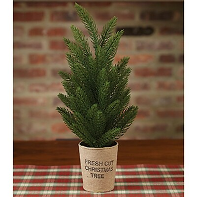 #ad Small tabletop Christmas pine Tree $23.74
