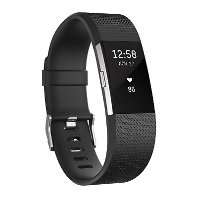 #ad New Fitbit Charge 2 heart rate with L S Band $49.00