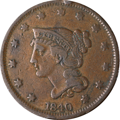 #ad 1840 Large Cent Great Deals From The Executive Coin Company $74.00