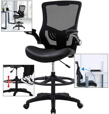 #ad Tall Adjustable Office Chair Drafting Chair for Standing Desk Drafting Stool $111.59