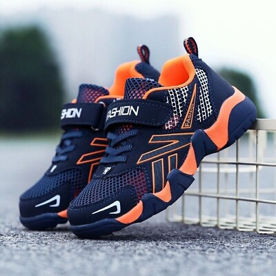 #ad Sneakers Boys Girls Kids Running Shoes Athletic Tennis Comfort Mesh Breathable $16.19