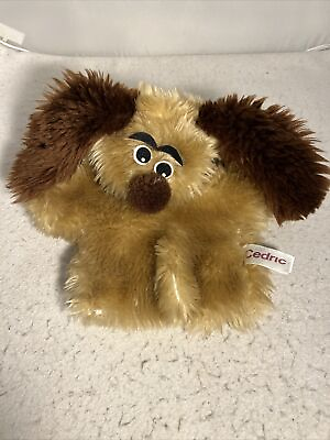 #ad 1977 Russ Berrie Cedric Tan Dog Hand Puppet Plush Stuffed Animal Vintage $19.50