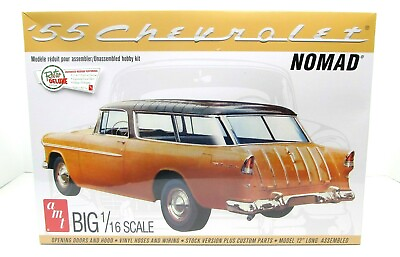 #ad AMT 1005 1955 Chevy Nomad Wagon 1 16 Plastic Car Model Kit $41.99