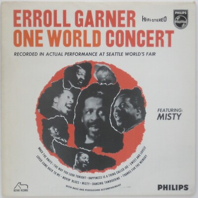 #ad ERROLL GARNER Seattle World#x27;s Fair Concert Philips LP Vinyl Stereo UK SBL 7580 $16.99