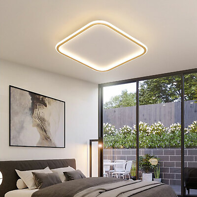 #ad #ad Modern Square Ceiling Lamp LED Flush Mount Light Bedroom Lighting Dimmable $57.86
