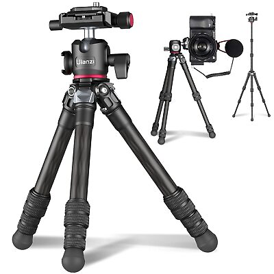 #ad Ulanzi MT 20 Carbon Camera Tripod Lightweight Portable 3 Tier Type Low Cente $106.81