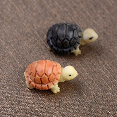#ad 5 Pcs Mix Cute Turtle Miniatures Figurine Fairy Desk Garden Home Decoration $5.29