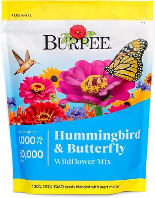 #ad Wildflower Seed Mix for Hummingbirds and Butterflies $12.76