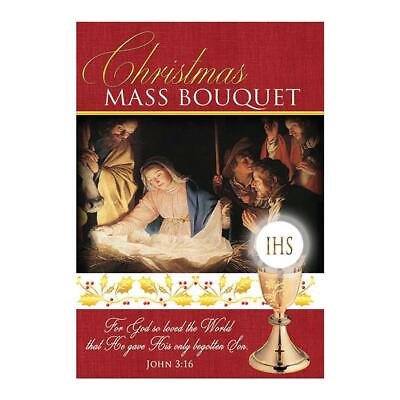 #ad O Holy Night Christmas Mass Bouquet Card Pack of 12 $59.99