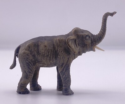#ad Beautiful Antique Cold Painted Austrian Vienna Bronze Elephant $390.00