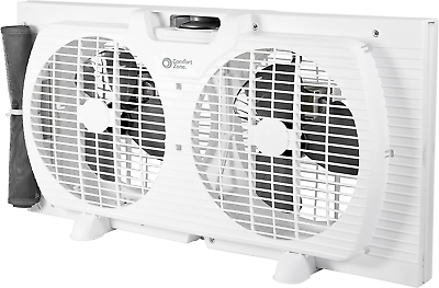 #ad CZ319WT2 9quot; Twin Window Fan with Reversible Airflow Control Auto Locking Expand $61.99